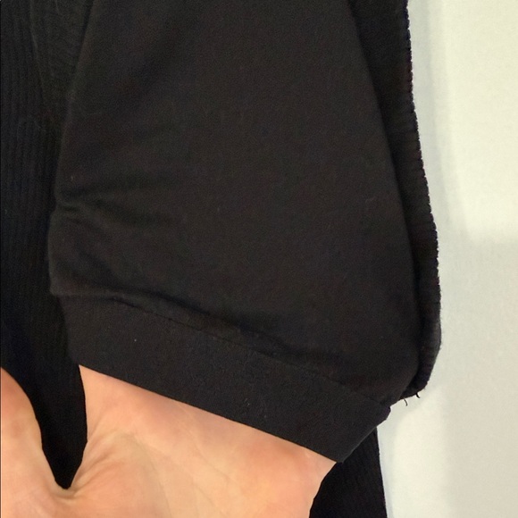 Fabletics Black Ribbed Tank Top with shelf bra - Picture 5 of 7